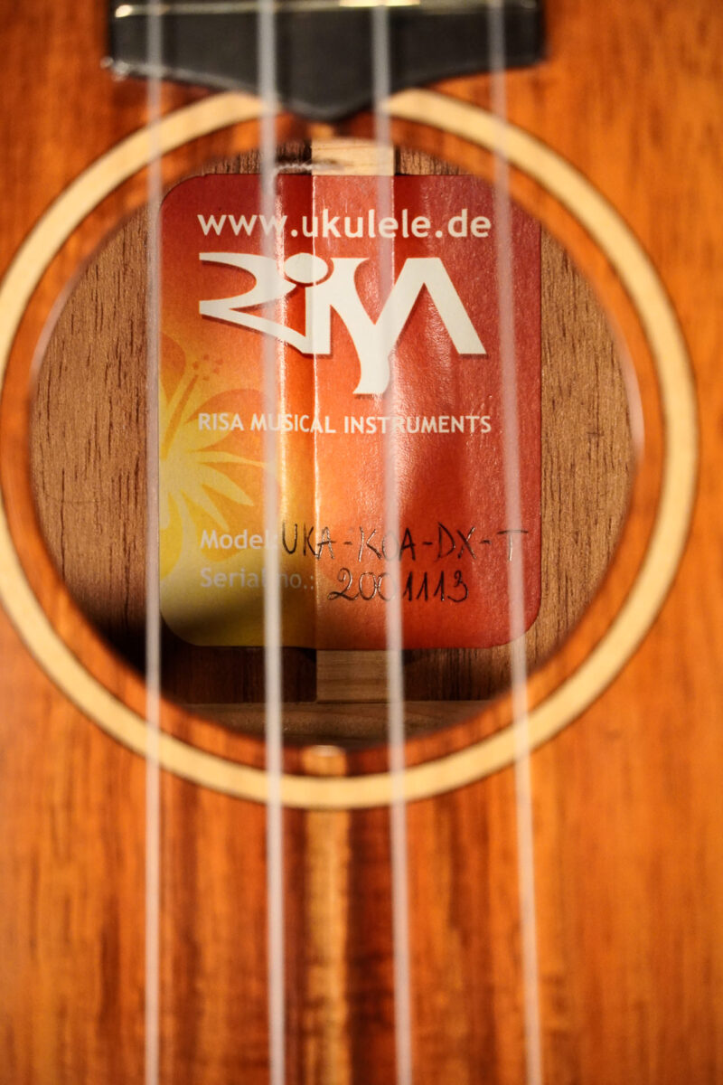 Risa UKA-KOA-DX-T Tenor Ukulele – Bild 9