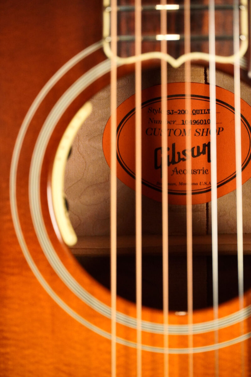 Gibson SJ-200 Amber Quilt "The Quilted King" Limitierte Auflage von nur 40 Stück! 2016 - Amber Burst – Bild 5