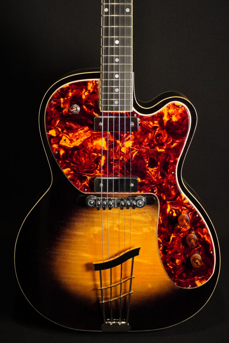 Hammet Guitar Co. H161 Slim Twin 2024 - VINTAGE AMBER BURST – Bild 3
