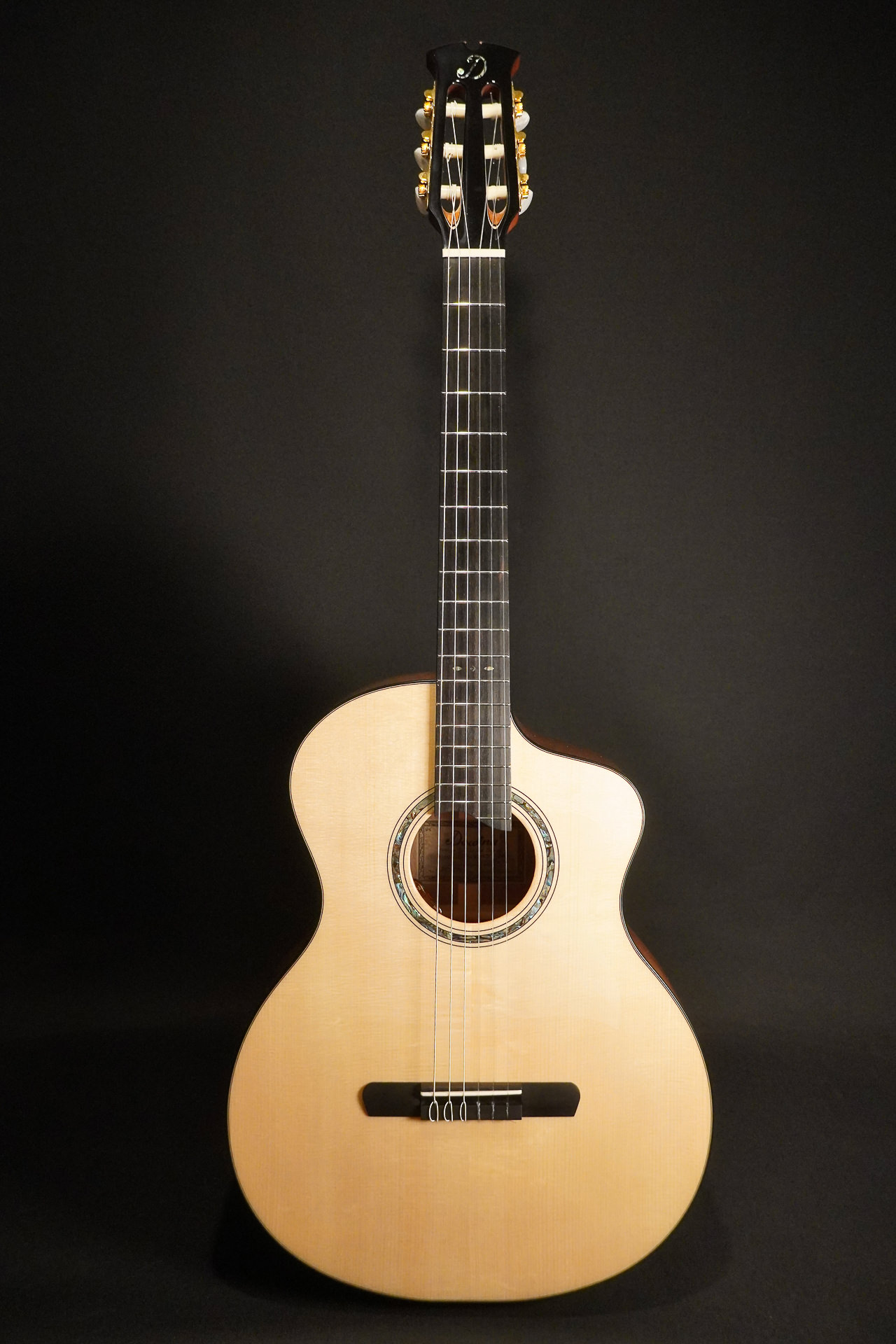 Dowina DLX Walnut HCE Crossover Nylon L.R.Baggs EAS VTC