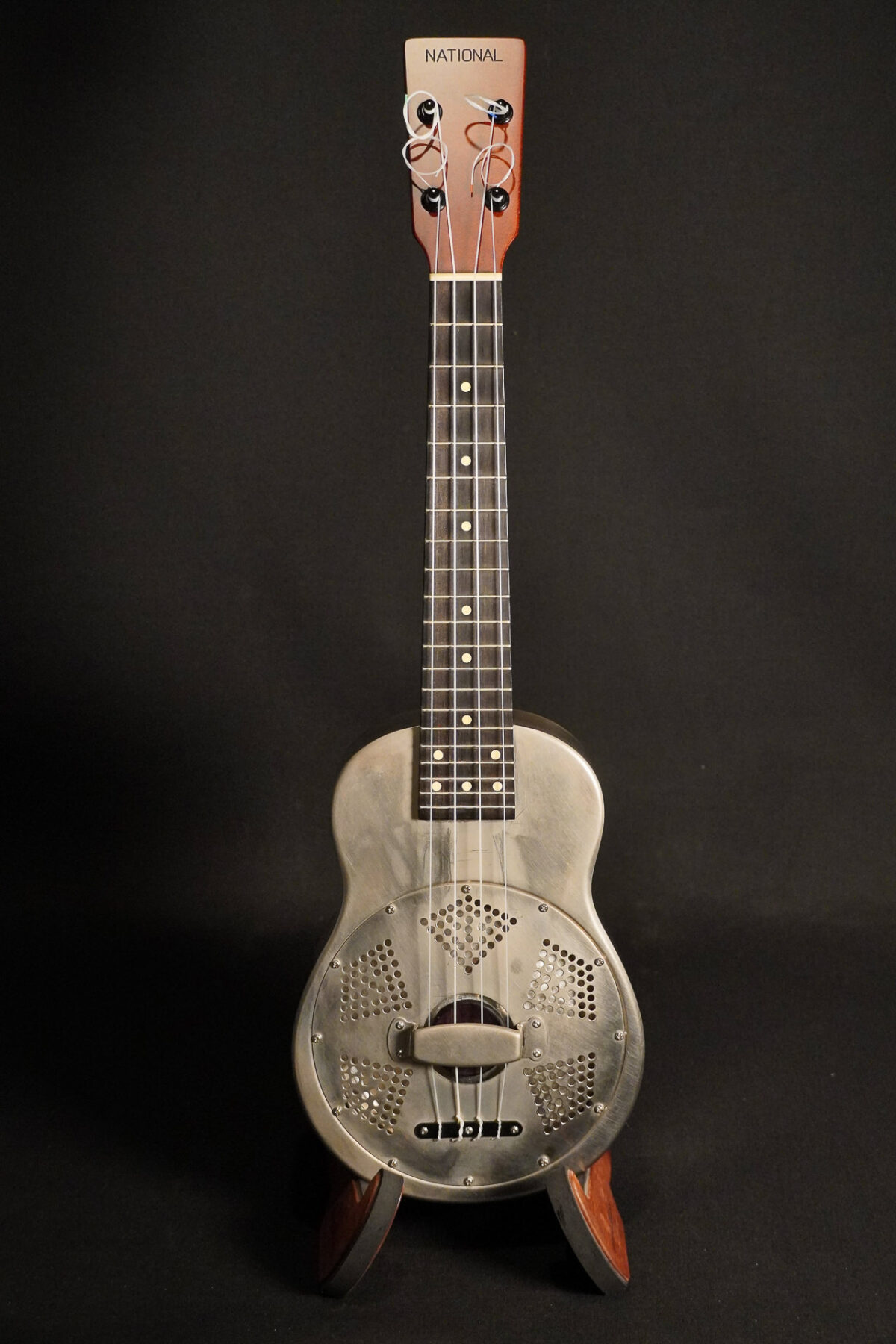 National NRP Concert Ukulele Rubbed Steel Resonator