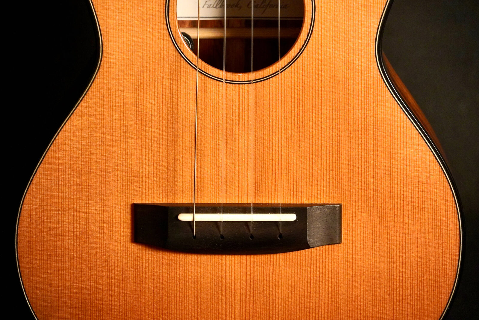 John S. Kinnard Custom Thinline Tenor Ukulele - Image 5
