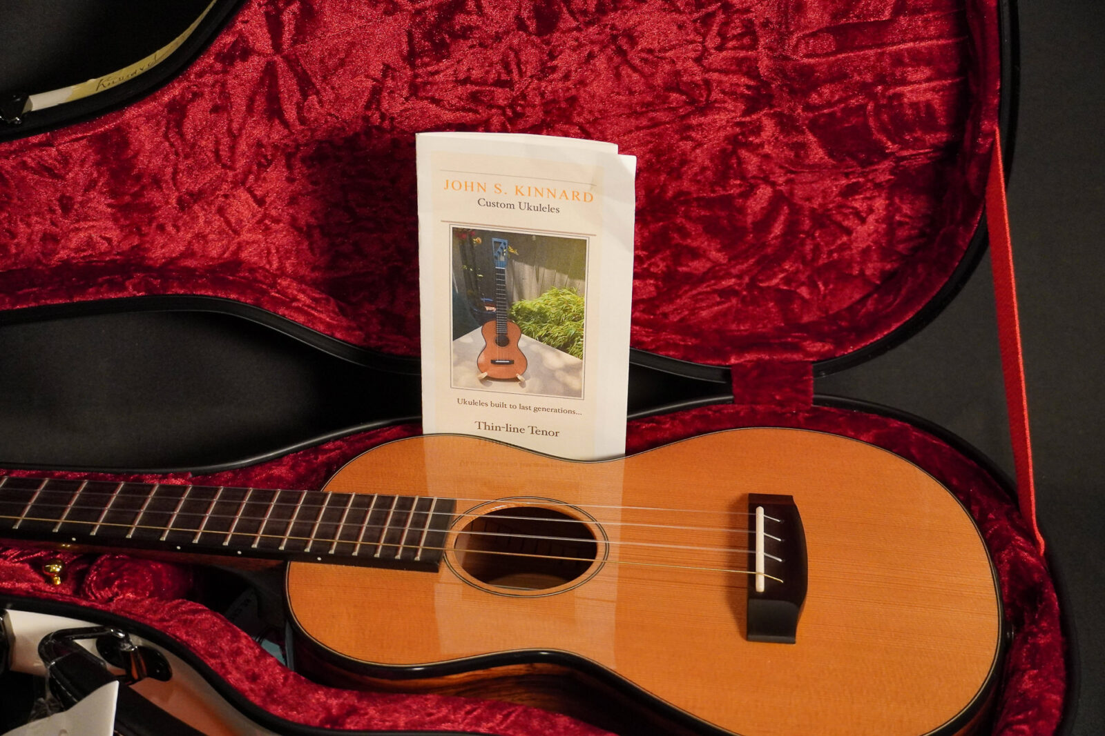 John S. Kinnard Custom Thinline Tenor Ukulele - Image 17