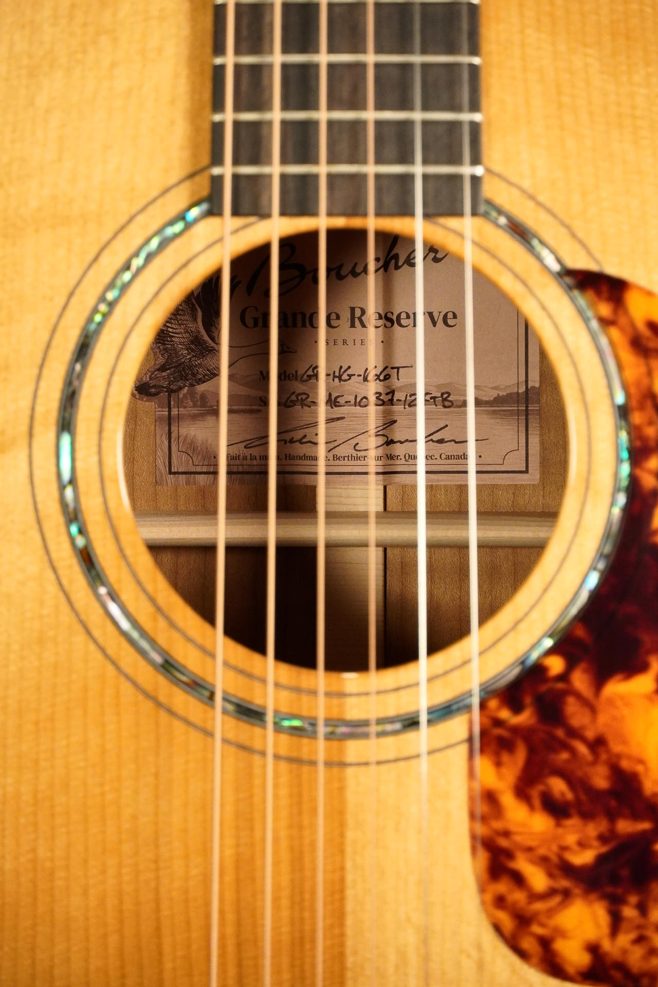 Boucher GR-HG-166T "Grand Reserve" 000 / 12 Fret - Torrefied Maple - Image 5