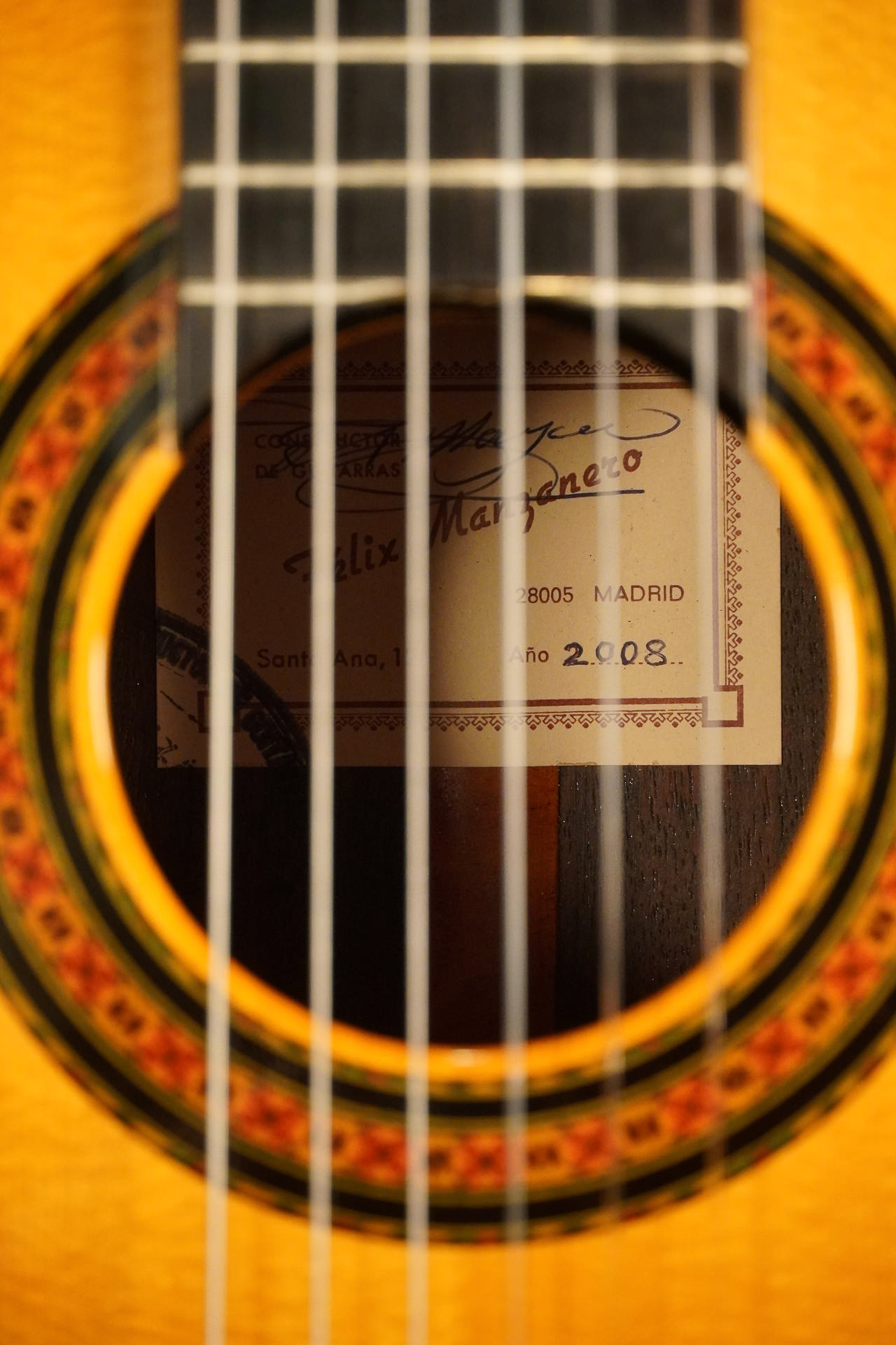 Felix Manzanero Santa Ana 2008 Konzertgitarre, Madrid, Spanien – Bild 11