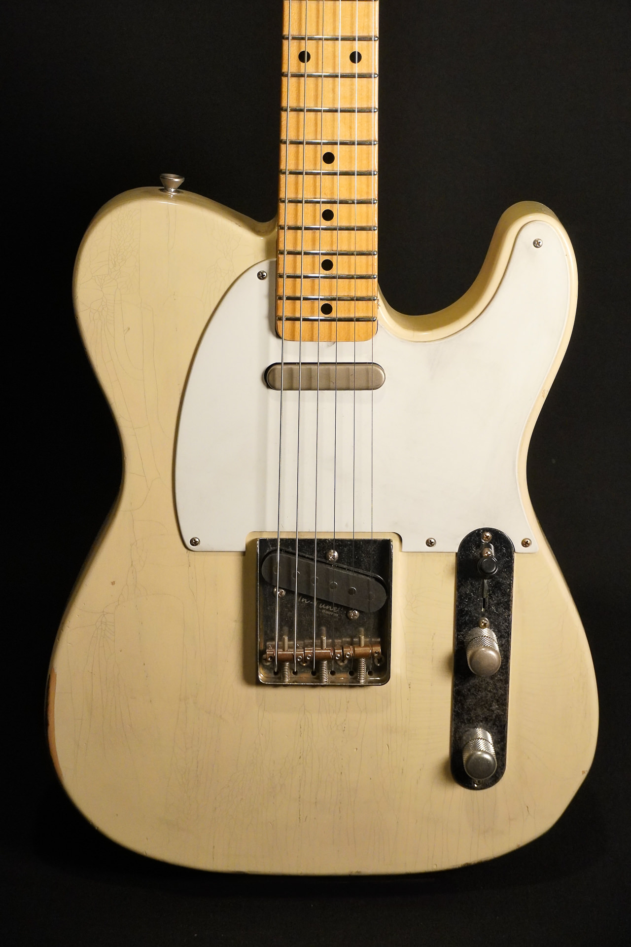 Stevens Custom Aged Tele Butterscotch White Guard – Bild 3