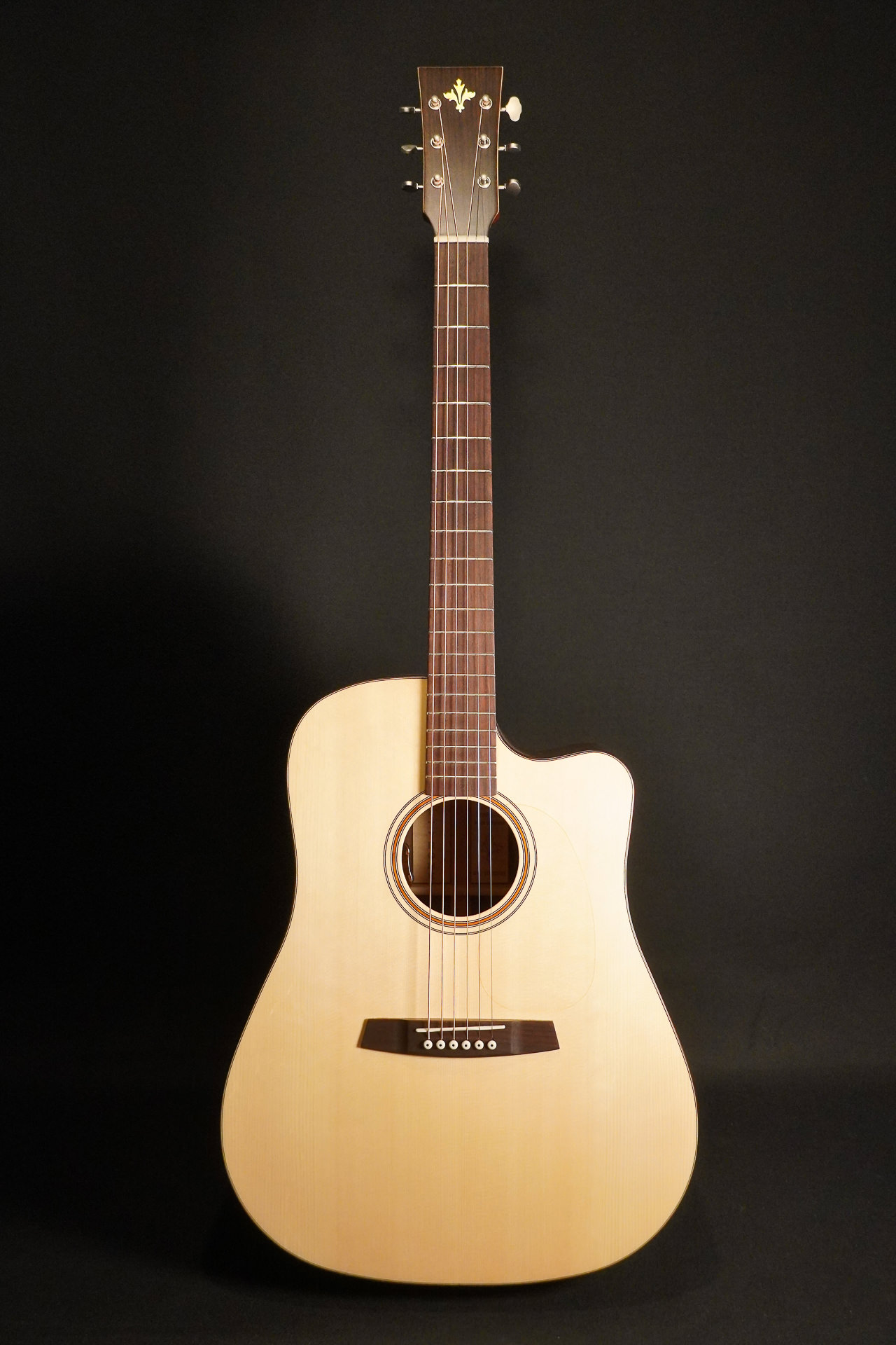 Tyrone Silver D Rosewood Cut mit L.R.Baggs EAS VTC Tonabnehmer