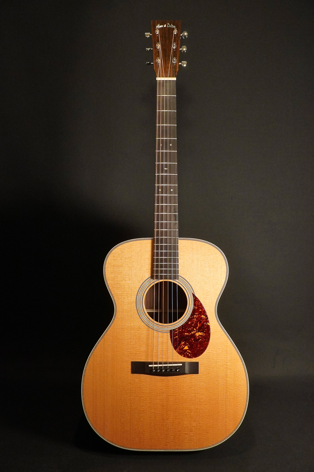 Huss & Dalton TOM-R Custom Baked Sitka / Figured Indian Rosewood